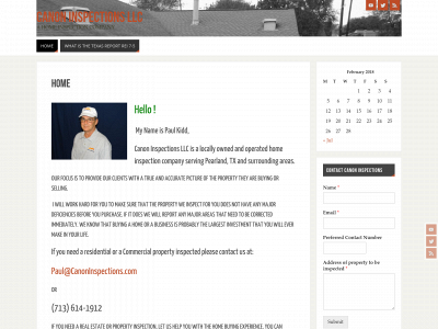 canoninspections.com snapshot