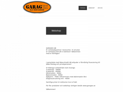 garagex.se snapshot