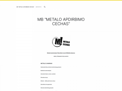 metalocechas.lt snapshot