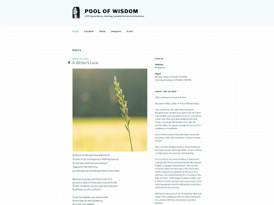 poolofwisdom.net snapshot