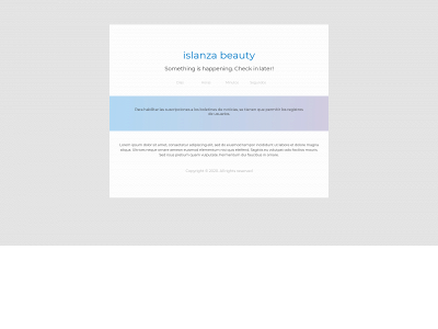 islanzabeauty.com snapshot