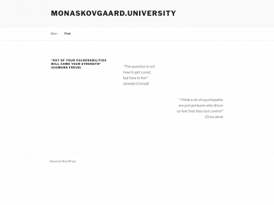 monaskovgaard.university snapshot