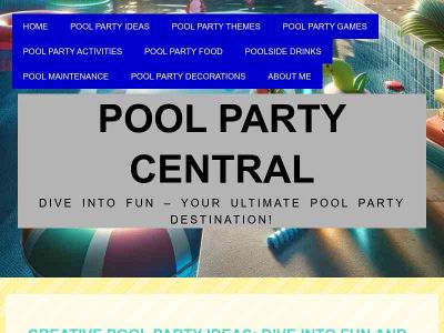 poolpartycentral.com snapshot