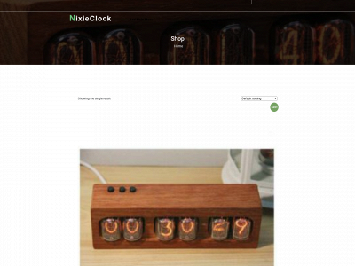 nixieclock.site snapshot
