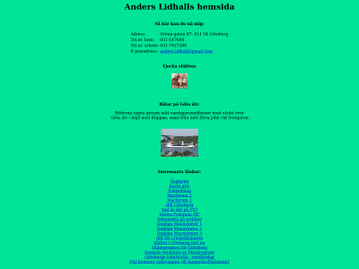 lidhall.se snapshot