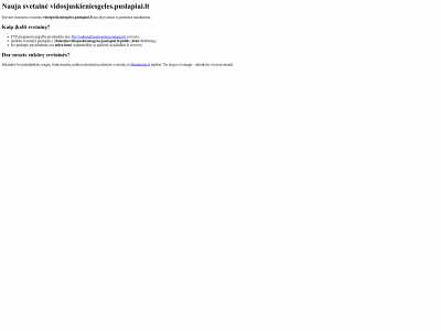 vidosjuskieniesgeles.puslapiai.lt snapshot