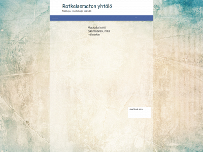 ratkaisematon.fi snapshot