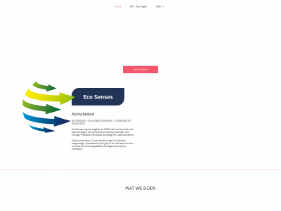 ecosenses.be snapshot