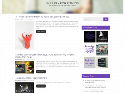willflyforfitness.com snapshot