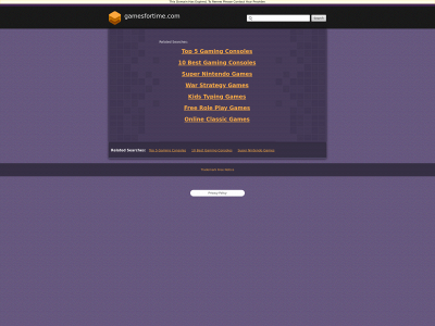 www.gamesfortime.com snapshot