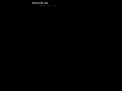leisvik.se snapshot