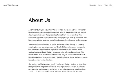 aerovisionsurveys.co.uk snapshot