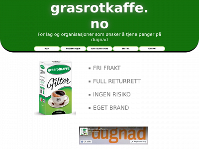grasrotkaffe.no snapshot