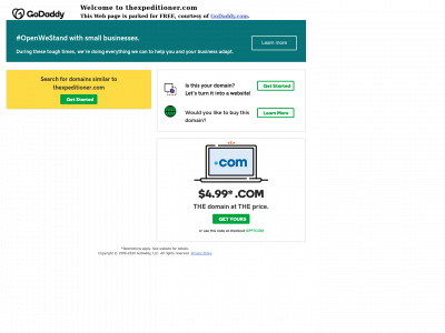 thexpeditioner.com snapshot
