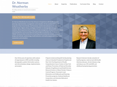 normanweatherby.com snapshot