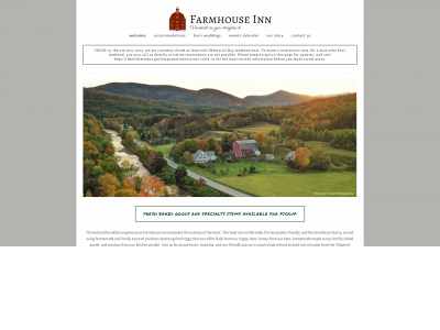 farmhouseinnvt.com snapshot