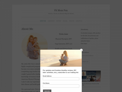 fitmomfun.com snapshot