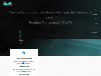 quran-learners.com snapshot