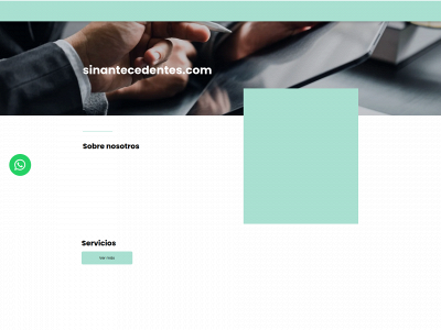 sinantecedentes.com snapshot