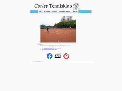 goerlev-tennisklub.dk snapshot