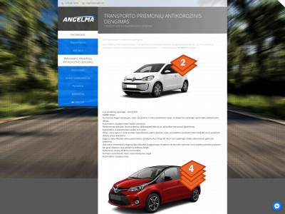 angelma.lt snapshot