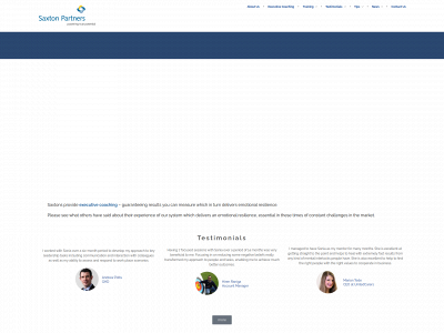 saxtonpartners.co.uk snapshot