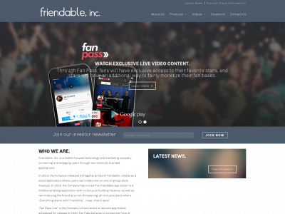 friendable.com snapshot