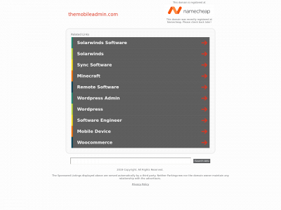 themobileadmin.com snapshot