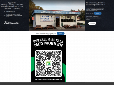 lindaspizza.se snapshot