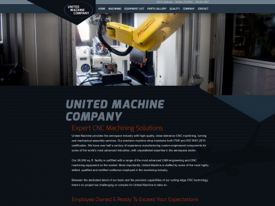 unitedmachine.com snapshot