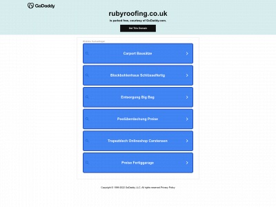 rubyroofing.co.uk snapshot