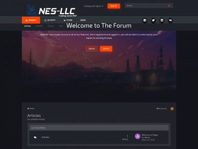 nes-llc.org snapshot
