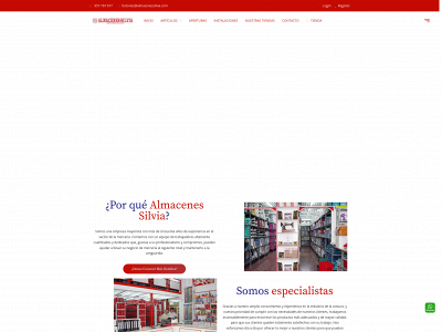 www.almacenessilvia.com snapshot