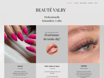 beautyvalby.dk snapshot
