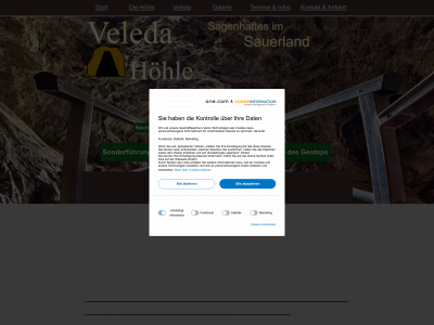 veleda-hoehle.de snapshot
