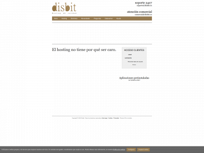 www.disbit.es snapshot