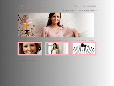 prettybride.be snapshot