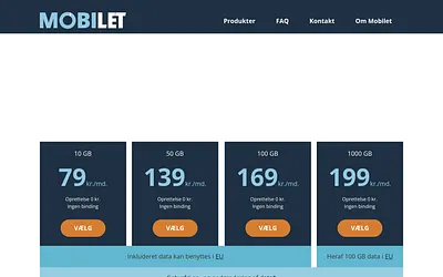 mobilet.dk snapshot