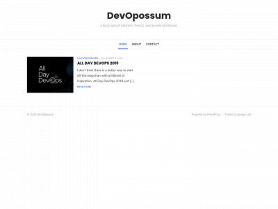 devopossum.com snapshot