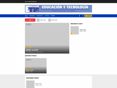 educaciontic.net snapshot