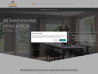 prcrakennus.fi snapshot