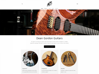 deangordonguitars.com snapshot