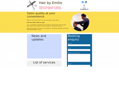 hairbyemilio.co.uk snapshot