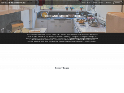 foodandarchitecture.com snapshot