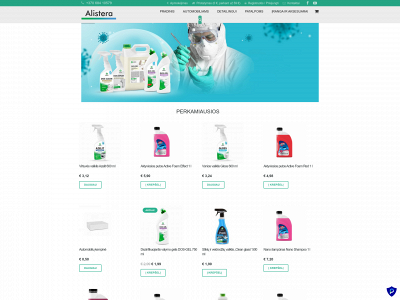 alistera.lt snapshot