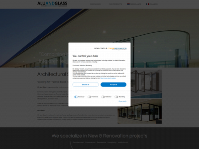 aluandglass.com snapshot