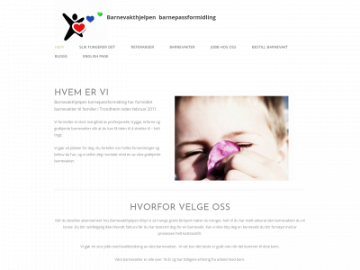 barnevakthjelpen.no snapshot
