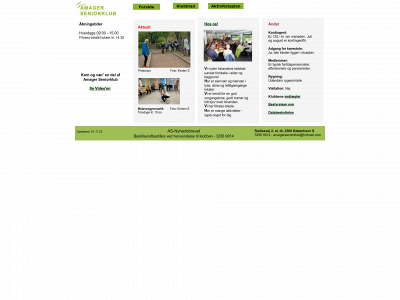 amagerseniorklub.dk snapshot