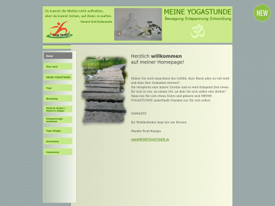 meineyogastunde.de snapshot
