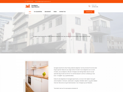 sandgata-apartments.no snapshot